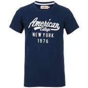 T-shirt enfant American College TEE-SHIRT JUNIOR - Marine - 10 ans