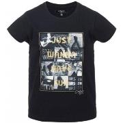T-shirt enfant Deeluxe TEE-SHIRT FUNNY JUNIOR - Noir - 16 ans
