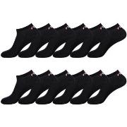 Socquettes Fila Lot de 12 Paires de Chaussettes Socquettes homme noir