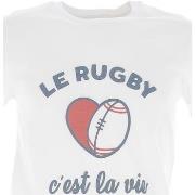 T-shirt Madame Tshirt T-shirt le rugby c est la vie