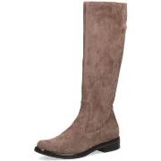 Bottes Caprice Botte Plate Stretch Taupe