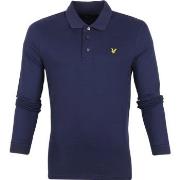 T-shirt Lyle And Scott Lyle Scott Polo à manches longues Bleu Marine