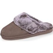 Chaussons Isotoner Chaussons mules Femme Taupe