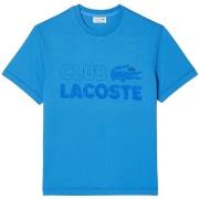 T-shirt Lacoste T shirt col rond Ref 59966 L99 Bleu