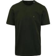 T-shirt Knowledge Cotton Apparel T-shirt Vert Clair