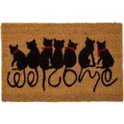 Tapis Unimasa Paillasson welcome chats 60 cm