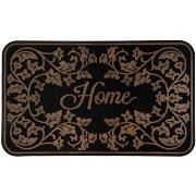 Tapis Unimasa Paillasson home en Gomme noir - 75 x 45 cm