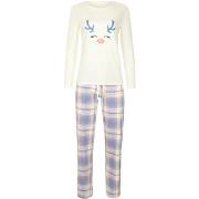 Pyjamas / Chemises de nuit Lisca Pyjama pantalon top manches longues H...