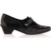 Derbies Melisa Chaussures confort Femme Noir