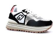 Chaussures Liu Jo Maxi Wonder 01 Sneaker Donna Black White BA3013PX343