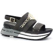 Chaussures Liu Jo Maxi Wonder Sandal 8 Sandalo Borchie Brown BA2149EX0...