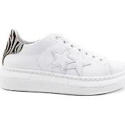 Chaussures Balada Sneaker Princes Retro White Zebra Brown 2SD3256