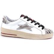 Chaussures Okinawa Low Plus Limited Sneaker Cavallino Bianco Zebra 193...