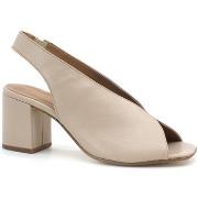 Chaussures Paola Ferri Shanty Sandalo Open Toe Tacco Ecru D5259