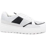 Chaussures Geox D Phaolae B Silver Off Wht D02FDB00422C0628