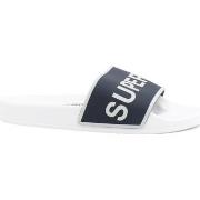 Bottes Superga 1908-PUU Ciabatta White Navy S711B3W