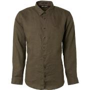 Chemise No Excess Chemise De Lin Vert