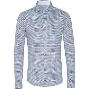 Chemise Desoto Chemise Impression Blanche