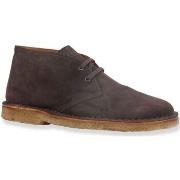 Chaussures Frau Stringata Stile Clark Uomo Marrone Testa Di Moro 25C01...