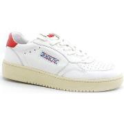 Chaussures Back 70 BACK70 Sneaker Slam 7D Cow Pelle Milk Red 108002