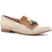 Chaussures Divine Follie Mocassino Donna Beige Panna 1968