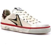 Chaussures Archivio 22 Sneaker Donna White Leopard STUD789