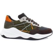 Chaussures L4k3 LAKE Mr. Big Golden Sneaker Running Brown C44-GOL