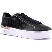 Chaussures Liu Jo Silvia 65 Sneaker Donna Black Pewter BF3045EX097