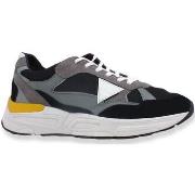 Chaussures Guess Sneaker Uomo Running Suede Black Multi FM5IMOELE12