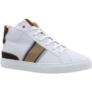 Chaussures Guess Sneaker Hi Sneaker Uomo White Beige FM5TOMELL12
