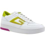 Chaussures Guess Sneaker Donna White Yellow FL7SILLEA12
