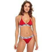 Maillots de bain Fila Costume de Bikini Triangle FENDU pour Femme Roug...