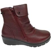 Bottines G Comfort BUTIN 798 IMPERMÉABLE CUIR ROUGE