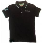 T-shirt enfant Kaporal Polo junior MEVORE noir