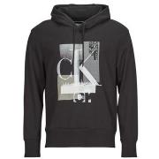 Sweat-shirt Calvin Klein Jeans CONNECTED LAYER LANDSCAPE HOODIE