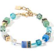 Bracelets Coeur De Lion Bracelet GeoCUBE® Iconic Precious vert-turquoi...