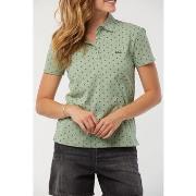 T-shirt Lee Cooper Polos BEA Vert celadon