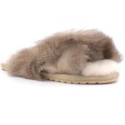 Chaussures EMU Mayberry Crimp Ciabatta Pelo Donna Natural Beige W12987