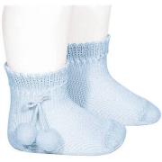 Chaussettes enfant Condor courtes coton avec pompoms