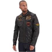 Blouson Daytona Blouson en cuir homme Ref 61279 Noir