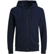 Sweat-shirt Jack &amp; Jones 12182493 BASIC SWEAT ZIP-NAVY BLAZER