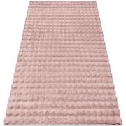 Tapis Rugsx Tapis BUBBLE rose poudré 45 IMITATION DE 60x100 cm