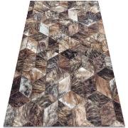 Tapis Rugsx Tapis PATCHWORK 21715 marron - Peau de 160x230 cm