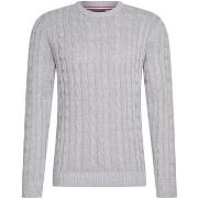 Sweat-shirt Cappuccino Italia Cable Pullover Grijs