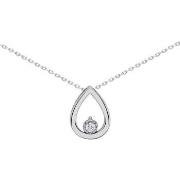 Collier Brillaxis Collier goutte or blanc 18 carats diamant