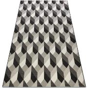 Tapis Rugsx Tapis EN CORDE SIZAL FLAT 48624/690 CUBES 140x200 cm