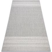 Tapis Rugsx Tapis SIZAL FLAT 48829637 chevrons gris 140x200 cm