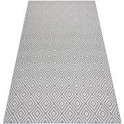 Tapis Rugsx Tapis SIZAL FLAT 48607637 Carrés Losanges gris 200x290 cm