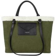 Sac a main LANCASTER Sac cabas Ref 61669 Vert Militaire 39*32*16 cm