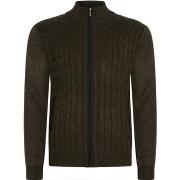 Sweat-shirt Cappuccino Italia Cable Cardigan Zwart